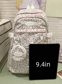 Conjunto de 2 mochilas femininas com grande capacidade