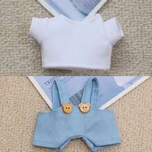 [Nur Kleidung] LABOBU Zubehör Puppenkleidung 15cm LABOBO Figur Latzhose LBB Plüschpuppen Shorts - Verschiedenfarbig - Übersicht 13