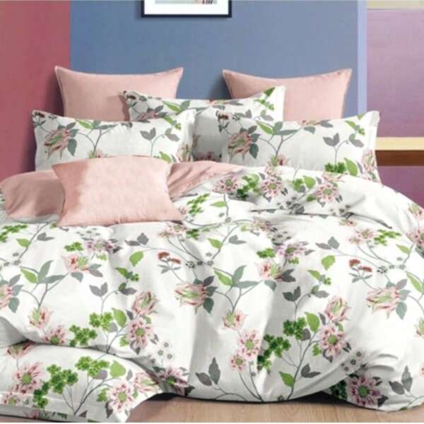 3-teiliges 100% Baumwoll Bettbezug und Kissenbezug Set, geeignet für alle Jahreszeiten