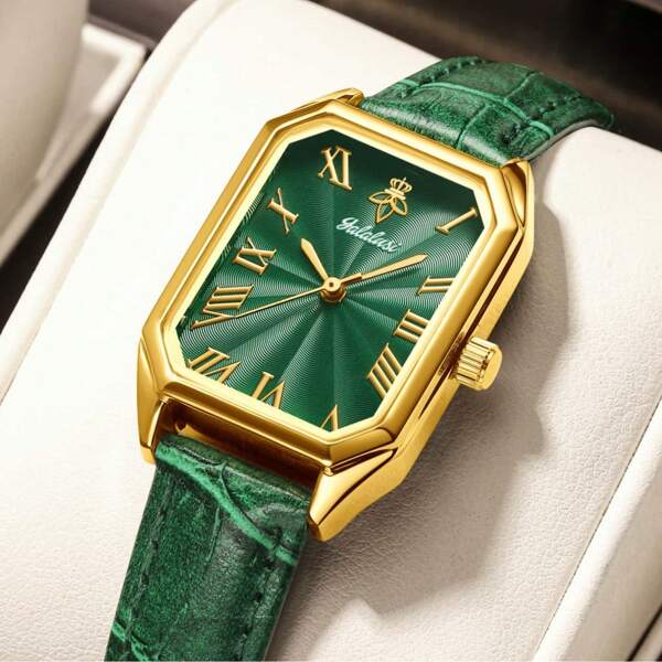 YaLaLuSi YaLaLuSi 1 Piece Golden Vintage Hundred New Women's Quartz Watch High-Quality Texture Dial With Exquisite Roman Numerals Elegant And Atmospheric Quartz Movement Precise Timekeeping Comfortable And Lightweight Wristband Comes With A Jewelry Maintenance Cloth Daily Commuting Business Commuting Going To Work Going To School Party Wear College Wind Business Style Original Women's Gift A Good Choice For Your Sister Best Friend Goodwill Gift