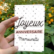 1 felicitare de ziua de naștere cu plic, La mulți ani - Potrivită pentru birou, prieteni, familie și ocazii speciale. Decor pentru invitație de ziua de naștere.