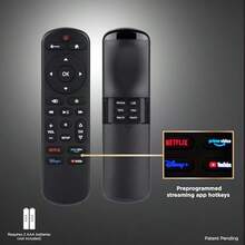 OneTouch Universal Remote Control For  TV  Universal Remote Control For Smart TV Roku Remote Replacement Vizio  Backlit Black 8375865hj - Black - View 7