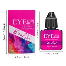 2pcs 5ml/12ml Eyelash Glue Eyelash Extension Supplies Black Lash Extension Eyelash Adhesive Strong Hold Drys In 0.5-1s With 6-7 Weeks Retention By Existing Beauty Lashes For Beginners To Use At Home And Cluster Lash DIY - 黑色 - 查看 7