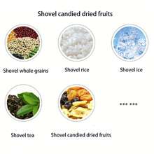 1 pieza Cuchara de metal para hielo, cuchara de hielo de cocina, adecuada para máquina de hielo, bar, fiesta, boda, comida para mascotas, color plateado de acero inoxidable, empaque aleatorio - Multicolor - Ver 9