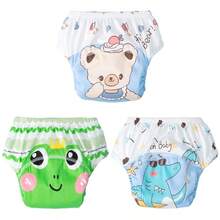 5pcs Children's Training Pants, Breathable Leak-Proof Baby Learning Pants, Washable Diapers, Infant Potty Training Pants, Newborn Training Pants, Reusable Baby Cloth Diapers, Suitable For Boys And Girls - Multicolor - View 65