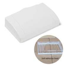 1 pieza Protector de enchufe doble tipo 86 Caja de seguridad para niños Caja impermeable Suministros de baño