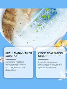 Active Toilet Cleaning Powder, Household Bathroom Toilet Cleaner, Eliminate Odor And Stain, Clean And Descale - Multicolor - View 10