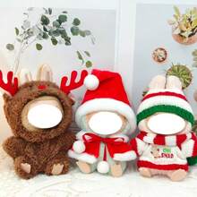 (仅衣服) Labobo 圣诞连体衣 可穿 17cm 第一代/第二代 Labobo 娃娃衣服 - 彩色 - 查看 2