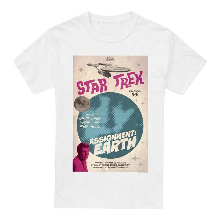Star Trek Mens The Original Series Episode 55 TShirt (White) - 白色 - 查看 1