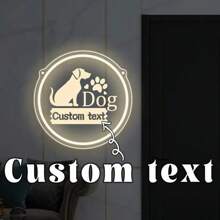 Personalisierte Neonlichter für Haustiere, mit benutzerdefiniertem Hundedesign, mit USB-betriebenen LED-Leuchten, als Heim- oder Bürodekoration. Perfekt für Anlässe wie Geburtstage, Hochzeiten, Jahrestage, Weihnachten, Halloween etc.