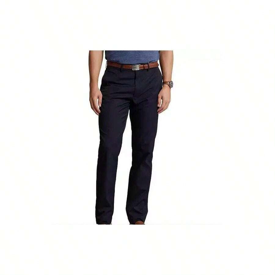 Polo Ralph Lauren Pants Men's 40x32 Navy Tailored Fit Chino Performance MAC177 - Màu xanh lam - Xem 1