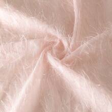1 Stück Chiffon Blumenstrauß mit Quasten-Satinspitzenrand, florale DIY Bastelzubehör
