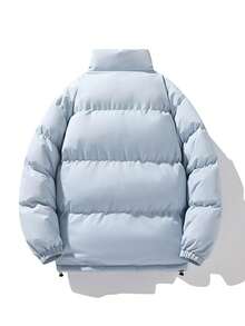 男士夹克，冬季立领加厚石墨烯填充休闲时尚羽绒服