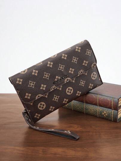 HOVI'S Fashionable Minimalist Long Wallet, Zipper Closure, Multi-Function, Multi-Card Slots, Phone Pouch, Handbag, Coin Purse, Suitable For Men And Women