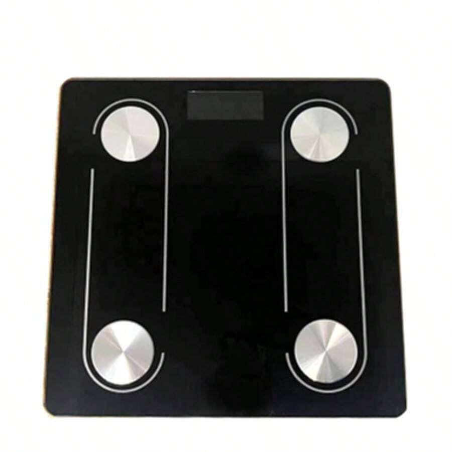 Bascula Digital Corporal y Muscular Balanza Inteligente Análisis de datos múltiples APP Recargable - Negro - Ver 1