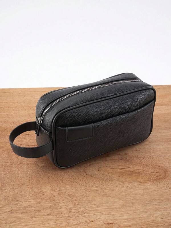 HOVI'S Cartera larga informal de tránsito matutino, moda, gran capacidad, multifuncional, cartera de viaje para teléfono móvil, regalo de vacaciones para hombres