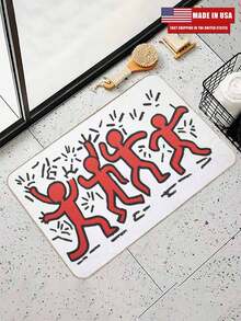 [MADE IN USA]Definitely Not A Trap Door | Funny Doormat | Welcome Mat | Funny Door Mat | Funny Prank Door Mat Gift | Housewarming | Realtor Closing Gift - 彩色 - 查看 5