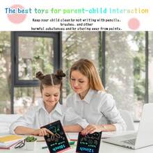 XZBB 2/1pcs 12/10/8.5 Inch LCD Writing Tablet, Kids Doodle Board Suitable For Children 3+ Years Old For Home Education Drawing, Essential Toy For Car/Airplane/Camping Travel, Great Christmas/Halloween/Back To School/Birthday Gift For 3-8 Year Old Children - Multicolor - View 4