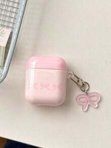 蝴蝶结 INS 风格韩版蝴蝶结保护壳适用于 4/Pro/Pro 2/3，可爱防摔保护套适用于 Apple 无线蓝牙耳机 1/2