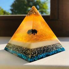 3 PCS Clear Pyramid Molds For Resin 3Pcs 4.7''6''7.5'' Inner Large Pyramid Silicone Molds For Epoxy Resin + 1Pcs Plastic Frame Pyramid Resin Mold Silicone Pyramid Mold For DIY - Khuôn kim tự tháp 3PCS - Xem 5