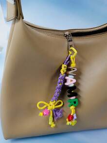 定制编织花绳字母钥匙扣、个性化钥匙扣、定制包袋挂饰、可定制文字生日礼物、姓名钥匙扣、亚克力钥匙扣、手提包挂饰、男女钥匙扣、儿童钥匙扣、情人节、周年纪念、装饰品、男士、女士、女朋友、父亲、母亲