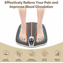 Foot Massager Mat For Neuropathy,EMS Foot Massager For Circulation And Pain Relief, Foldable Feet And Calves Massage Machine With 8 Modes And 32 Intensity Levels For Muscle Relaxation,FSA HSA Eligible - default - View 2