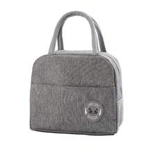 1pc Bestselling Insulated Lunch Bag With Bear Pattern - Waterproof & Portable, Suitable For School And Office - Keeps Food Fresh & Warm, Insulated Aluminum Foil Lunch Box Bag, Tote Bag, Picnic