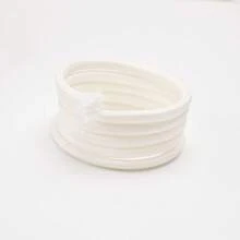 5M 5mm Corda Trançada Multiúso - Corda Colorida de Poliéster para Cordões Externos, Fazer Pulseiras, Chaveiros, Coleiras de Cachorro