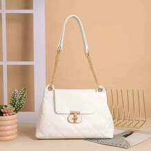 Women Shoulder Bags - 刺繡白色 - 查看 8