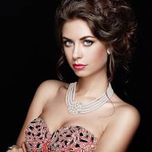 Glenmal Pearl Rhinestone Jewelry Set For Women Pearl Necklace Bracelet Earrings For Wedding Birthday Bridal Shower Tea Party - Vivid Style - View 7