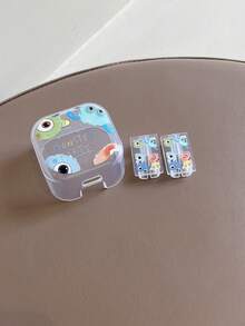 3pcs Charger Protector Case With Animal Shaped Design, Compatible With 20W Apple Fast Charger, UK Plug Cable Protector, Charger Accessories, Phone Accessories - Multicolor - View 2