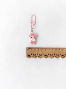 5pcs Cute Resin Keychain Coin Purse, Colorful Macaron Cartoon Keychain, Popular Anime Wallet Pendant Car Accessories Bag Charm Backpack For School - 5pcs - View 8