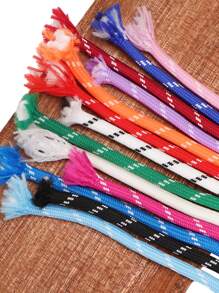 5M 5mm Corda Trançada Multiúso - Corda Colorida de Poliéster para Cordões Externos, Fazer Pulseiras, Chaveiros, Coleiras de Cachorro
