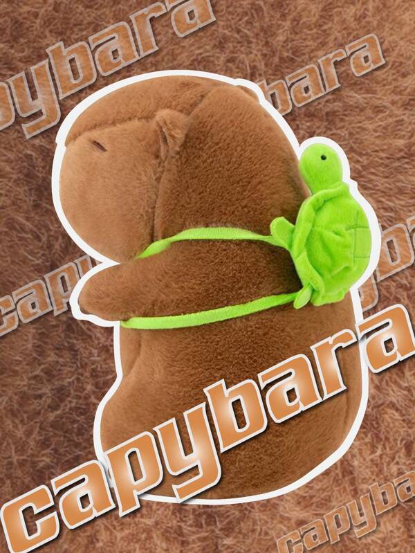 1PC Capybara Capybara Peluche Poupée - Poupée - Oreiller Doux - Poupée en Peluche Multi-Taille - Oreiller Doux - Poupée Décorative - Cadeau de Vacances - Cadeau d'Anniversaire - Cadeau de Noël - Cadeau de Pâques - Cadeau d'Halloween - Jouet pour Enfants - Poupée de Dessin Animé (Modèle de Sac à Dos)