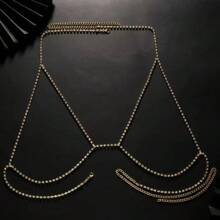 Rhinestone Chain Bra Crystal Body Chains For Women Necklace Sexy Bikini Nightclub