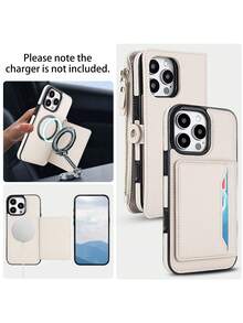 AWQUER Flip PU Kunstleder Geldbörse Hülle kompatibel mit iPhone 16E 16 15 14 Plus 13 12 Mini 11 Pro X XS Max XR 8 mit Handschlaufe, Umhängetasche mit Kartenfächern, Handytasche passend für Galaxy A56 A36 A26 A16 A55 A35 A25 A15 A54 A14 A73 A53 A13 A72 A52 A12 4G 5G S25 Edge S24 S23 S22 S21 S20 FE Plus Ultra, Ständer Hülle 9A 9 8A 8 Pro XL Halterung RFID blockierend Handyhülle - Weiss - Übersicht 5