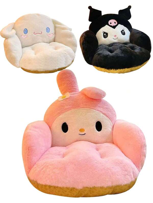 Sanrio 1Pc Cute Kuromi Melody Cinnamoroll Cushion Soft And Comfortable Cushion Bedroom Decoration Home Decoration Perfect Gift For Family (Some Parts May Be Random)