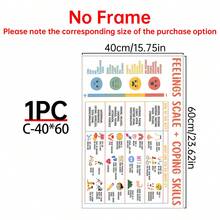 1pc Emotion Management Regulation Zone Educational Poster No.7, Classroom Decor, Wall Cloth Canvas Art Back To School,Classroom Decor,Office Decor,Room Decor,Home Decor,Wall Decor,Bathroom Decor,Bedroom Decor,Room Decoration Stuff,Posters,Back To School,School Supplies - Multicolor - View 20