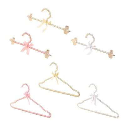 Pearl Bowknot Clothes Pants Hanger Closet Hanger Clothes Hanger For Bride Wedding Gift Shirt Party