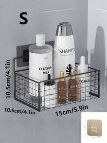 2 件厨房架卫生间厕所架子壁挂式免打孔浴室厨房储物架、储物、厨房收纳架、收纳盒、厨房用品、房间装饰、家居装饰。