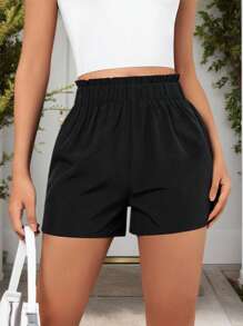 Teenager Mädchen Volant Taille Loose Shorts, Sommer (YY591)