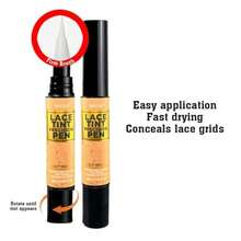 Glow HavenLace Tint Precision Pen Wig Lace Tint With Brush Applicatior, Easy To Use, Long Lasting Formula, Blends Natural, Seamless Waterproof Effect (2 Pcs, Medium Brown) - Black - View 11