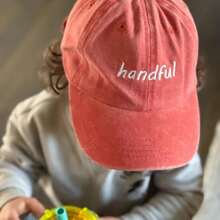 Custom Children's Hat, Embroidered Text Baseball Cap, Personalized Hat, Custom Washed Hat, Kids Hat, Baby Hat, Birthday Christmas Gift