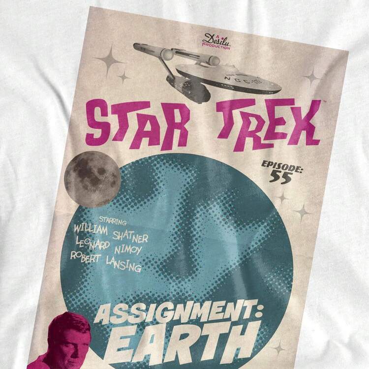 Star Trek Mens The Original Series Episode 55 TShirt (White) - 白色 - 查看 4