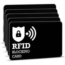 2/4 Pcs RFID Protection Card - Secure Your Credit And Debit Cards With Durable And Portable Design - Simple Style For Everyday Use,Anniversary Gift,Funny Gift,Small Gifts,Gift Ideas - Multicolor - View 2