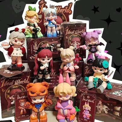 理想世界系列娃娃、收藏品、精美礼品、汽车装饰品、生日礼物、可爱小娃娃、收藏系列、卡通小摆件、家具装饰品 DORA