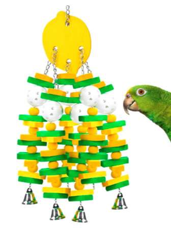 Wooden Parrot Supplies: Grey Parrot, African Grey, And Sun Conure Chewing Toys; Bird Toys.