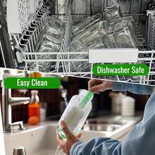 12 Oz Glass Juice Bottles With Lids,6 PACK Bottles For Juicing,Square Drinking Jars Glass For Coffee,Cola,Milk,Tea In Travel,Work,School - 3 - Xem 7