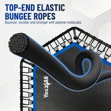 Yes4All Rebounder Trampoline For Adults, 48-Inch, 350 LBS Stable &Amp; Silent Exercise Trampoline For Rebounding, Jumping Cardio - A. Black Without Handle - 48 Inch - View 2