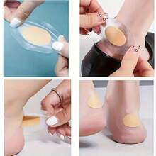 100pcs Transparent Invisible Anti-Friction Foot Pads For High Heels, Thin And Comfortable - Transparent - View 6